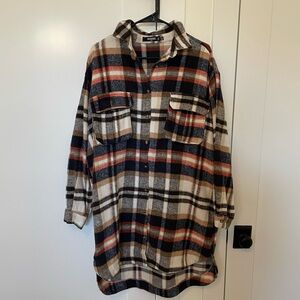 Missguided Tall Plaid Shirt